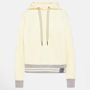 Cropped Scuba Theory Project Hoodie in Cream